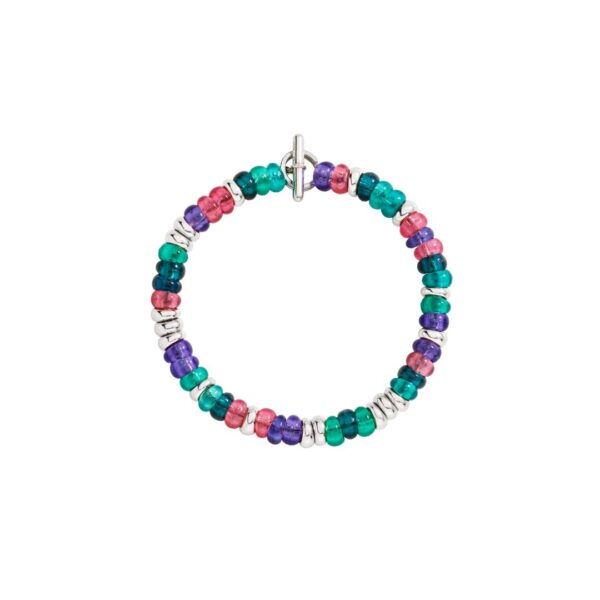 bracciale dodo in argento e plastica riciclata