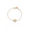 bracciale pom pom dot oro rosa