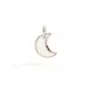 Ciondolo dodo xl luna in argento e oro rosa