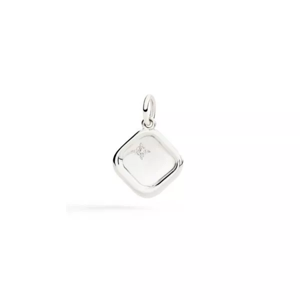 Ciondolo Dodo Sigillo quadrato in argento