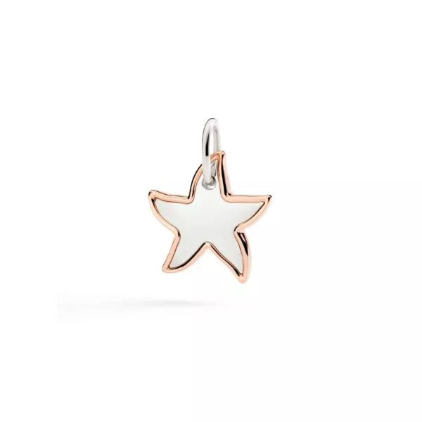 Ciondolo Dodo Stellina XL in Argento e Oro Rosa