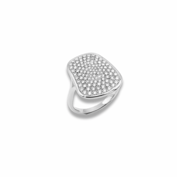 anello mattioli oro bianco con diamanti