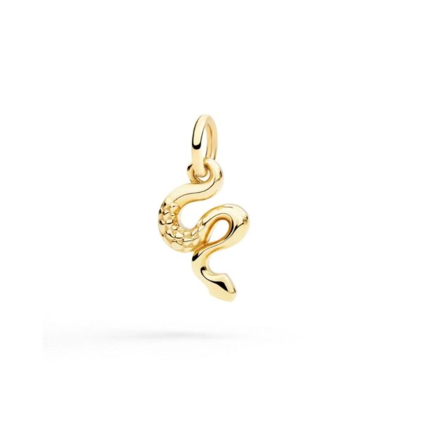 ciondolo dodo serpente in oro giallo