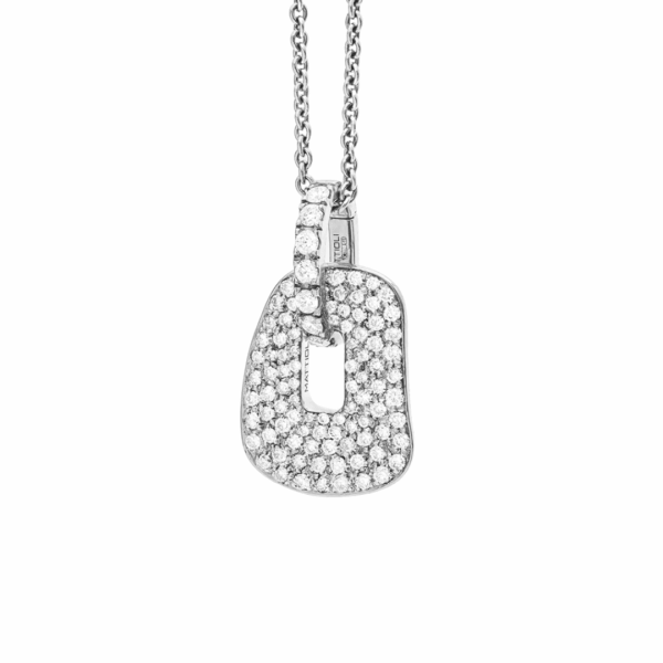 collana mattioli oro bianco con diamanti