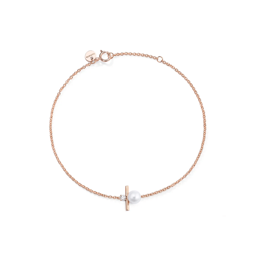 Bracciale Burato Linea Pearl Solitaire Bar